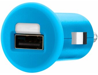 Belkin Mixit LED USB Autolader 1 A - Blue