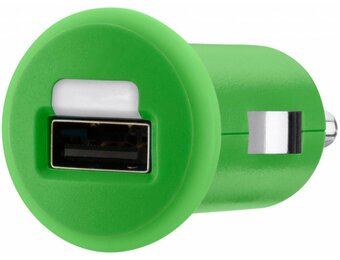 Belkin Mixit LED USB Autolader 1 A - Green
