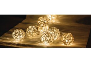 HQ 10 LED's Lichtslinger - Rieten Bal