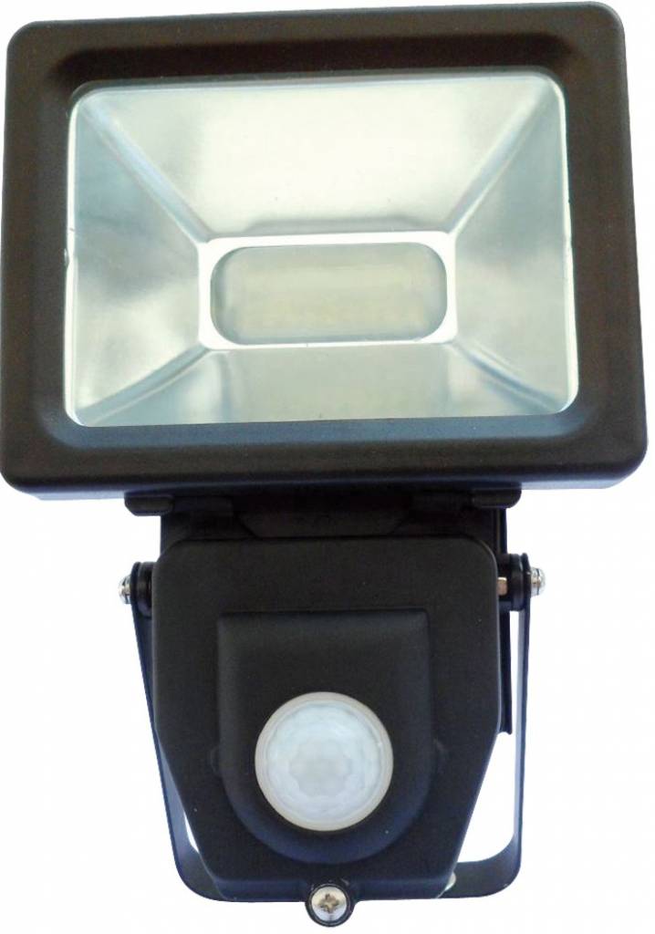 LED's Light 4000K LED Lamp met Bewegingssensor 10 W - Black