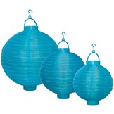 Party LED Lampion 3-set - Blue