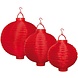 Merkloos Party LED Lampion 3-set - Red Merkloos Party LED Lampion 3-set - Red