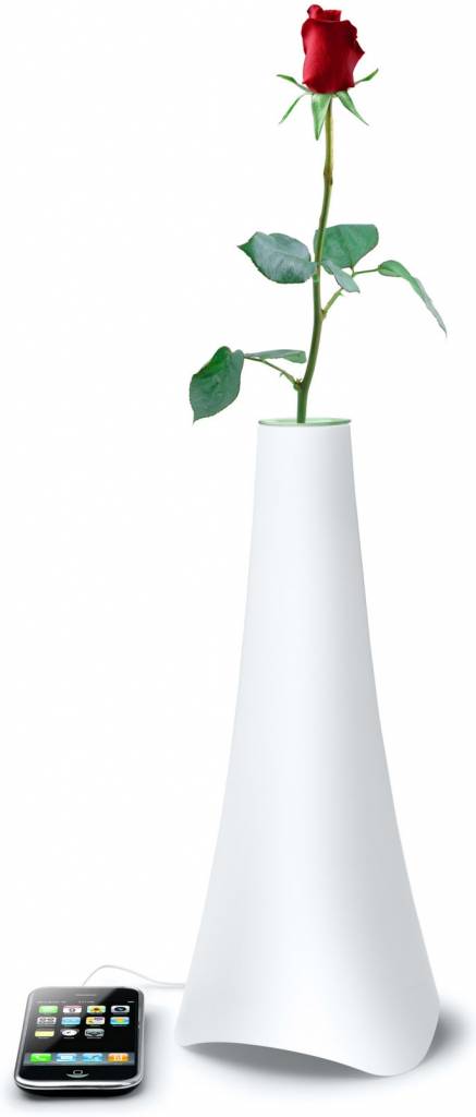 Muse ML-50 SF Design Speaker Bloemenvaas - White