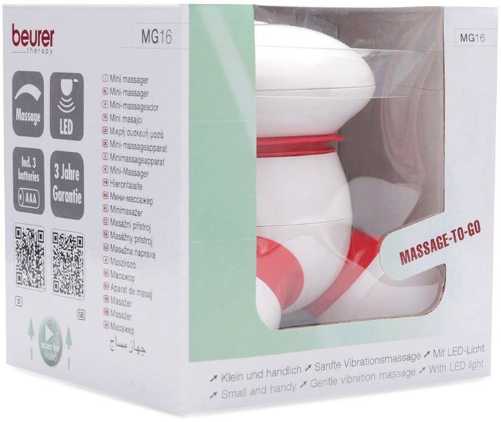 Beurer MG16 Mini Massager - Red