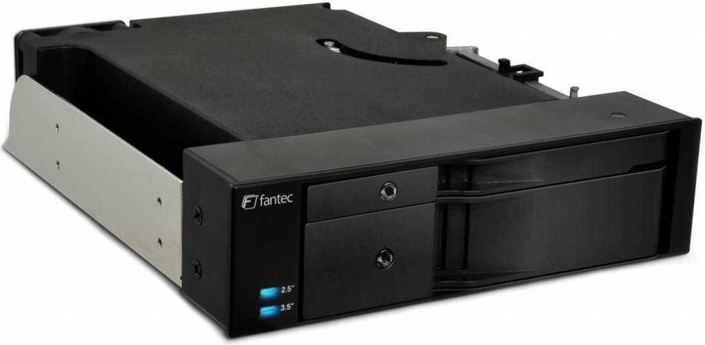 Fantec MR-2535 DUAL LED HDD/SSD - Black