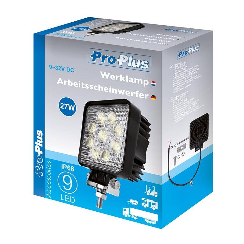 ProPlus Spotlight Werklamp 9 LED 27W