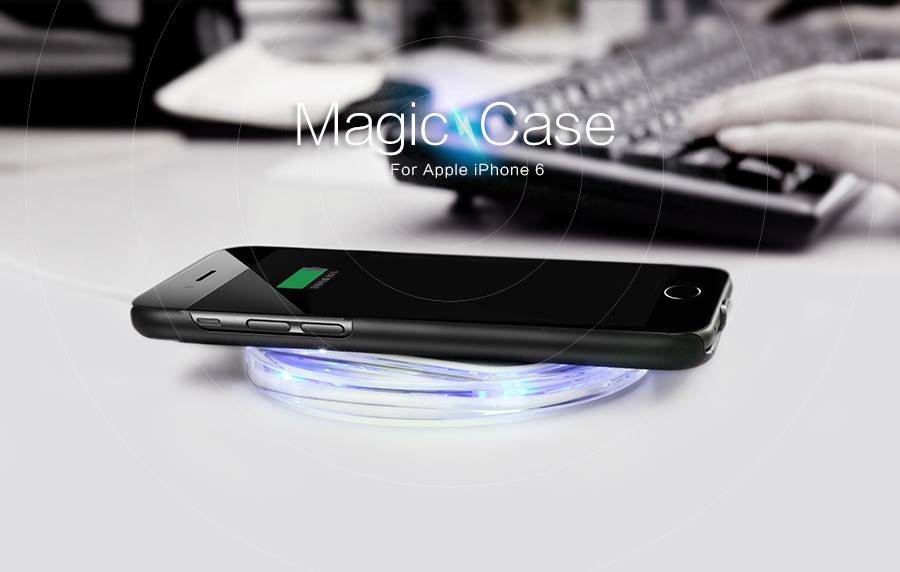 Nillkin Wireless Charging Magic Case voor de iPhone 6 / 6s - Black