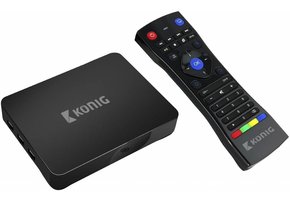 Konig 4K Android streaming box 4K 3D 5G Wi-Fi - Black
