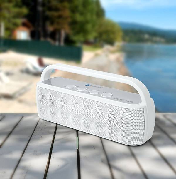 Muse M-560 BTW met Bluetooth Speaker - White