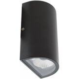 HQ Intenso LED Wandlamp Ovaal - Antraciet