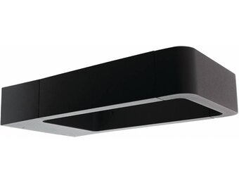 HQ Intenso LED Wandlamp/Grondlamp Vierkant Groot - Antraciet