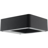 HQ Intenso LED Wandlamp/Grondlamp Vierkant Klein - Antraciet
