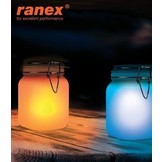 Ranex Railay Solar LED Lamp - Kobaltblauw en Oranje