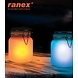 Ranex Ranex Railay Solar LED Lamp - Kobaltblauw en Oranje Ranex Ranex Railay Solar LED Lamp - Kobaltblauw en Oranje