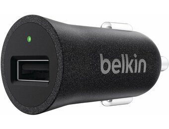 Belkin Mixit Metallic LED USB Autolader 2.4A - Black