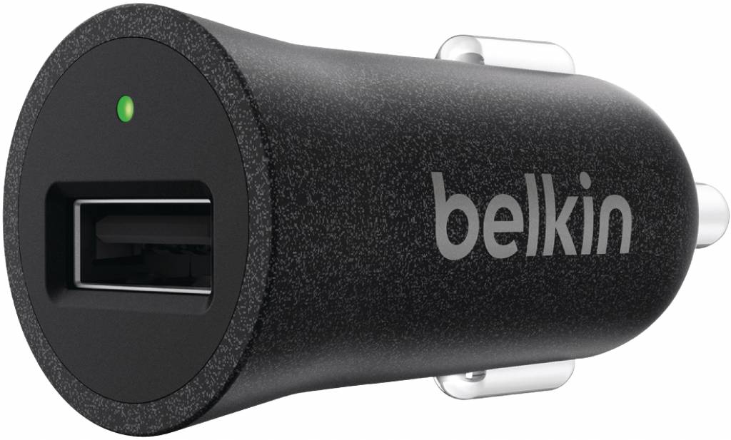 Belkin Mixit Metallic LED USB Autolader 2.4A - Black