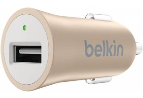 Belkin Mixit Metallic LED USB Autolader 2.4A - Gold