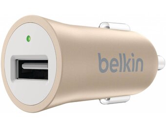 Belkin Mixit Metallic LED USB Autolader 2.4A - Gold
