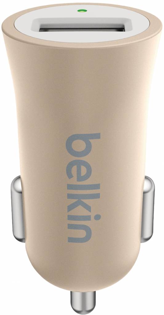 Belkin Mixit Metallic LED USB Autolader 2.4A - Gold