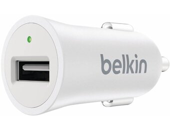 Belkin Mixit Metallic LED USB Autolader 2.4A - White