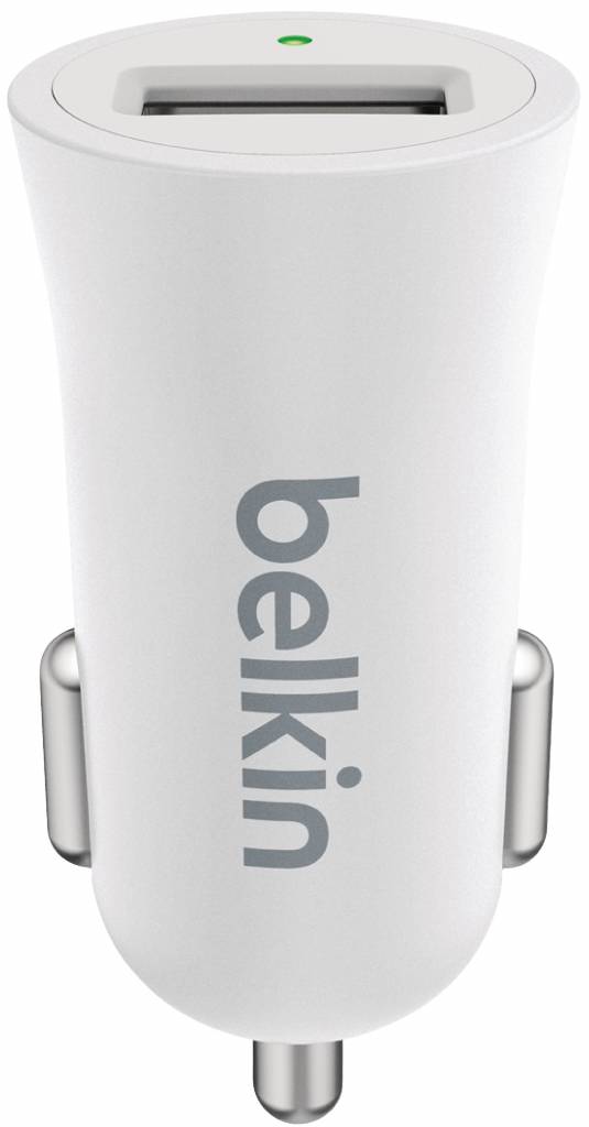 Belkin Mixit Metallic LED USB Autolader 2.4A - White