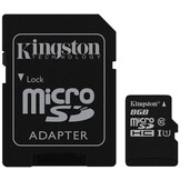 Kingston MicroSDHC  8GB Geheugenkaart + Adapter - Class 10