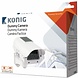 Konig Konig Dummy Camera Solar - White Konig Konig Dummy Camera Solar - White