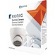 Konig Konig Dummy Camera Dome voor Binnen IR Knipperende LED Konig Konig Dummy Camera Dome voor Binnen IR Knipperende LED