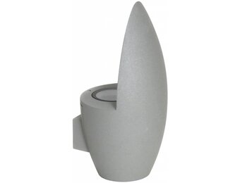 Ranex Carly LED Wandlamp Aluminium Glas - Grey