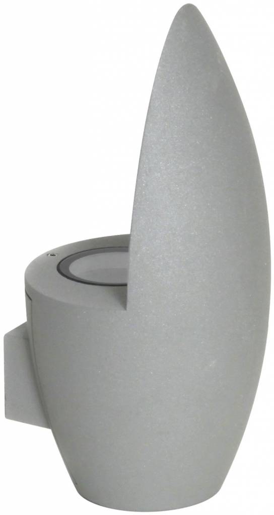 Ranex Carly LED Wandlamp Aluminium Glas - Grey