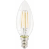 HQ E14 Retro Filament LED Lamp Kaars Dimbaar 4 W (30 W) - 2700 K