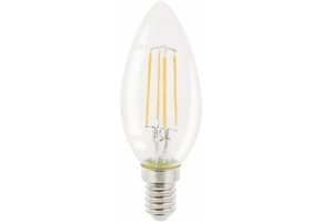 HQ E14 Retro Filament LED Lamp Kaars Dimbaar 4 W (30 W) - 2700 K