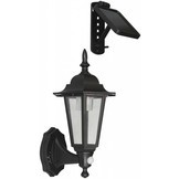 Ranex London Solar LED Wandlamp met Bewegingsmelder - Zwart