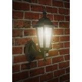 Ranex London Solar LED Wandlamp met Bewegingsmelder - Zwart