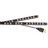 Konig USB LED TV-strip Dimbaar 2-set 45 CM - Cool White