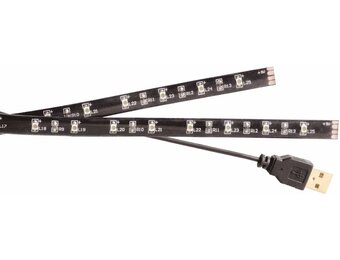 Konig USB LED TV-strip Dimbaar 2-set 45 CM - Cool White