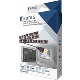 Konig USB LED TV-strip Dimbaar 2 x 45 CM 1 x 90 CM - Cool White