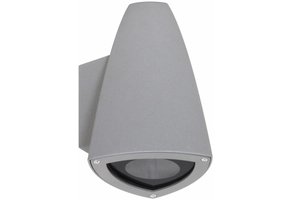 Ranex Jenny LED Wandlamp Aluminium Glas - Grijs