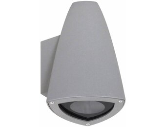 Ranex Jenny LED Wandlamp Aluminium Glas - Grijs