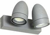 Ranex Margo LED Wandlamp Aluminium Glas - Grijs