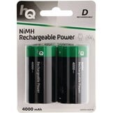 HQ NiMH D-batterij 4000 mAh Oplaadbaar - 2 set