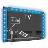 Konig USB LED TV-strip Dimbaar 2 x 50 cm 1 x 90 cm - Multicolour