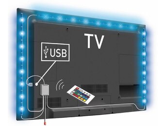 Konig USB LED TV-strip Dimbaar 2 x 50 cm 1 x 90 cm - Multicolour