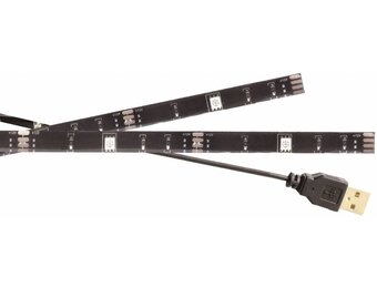 Konig USB LED TV-strip Dimbaar 2 x 50 cm - Multicolour