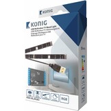 Konig USB LED TV-strip Dimbaar 2 x 50 cm - Multicolour