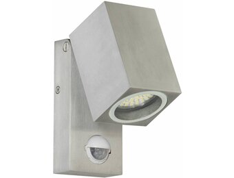 Ranex Lorna LED Wandlamp Aluminium Glas - Bewegingsmelder