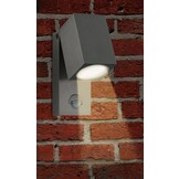 Ranex Lorna LED Wandlamp Aluminium Glas - Bewegingsmelder