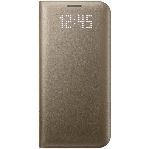 Samsung Samsung Galaxy S7 Edge EF-NG935PF LED View Cover - Goud Samsung Samsung Galaxy S7 Edge EF-NG935PF LED View Cover - Goud
