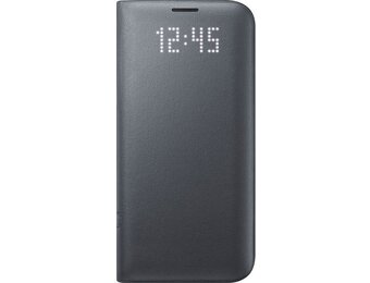 Samsung Galaxy S7 Edge EF-NG935PB LED View Cover - Zwart