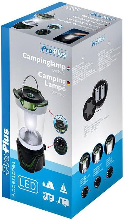 ProPlus Campinglamp met Kompas LED Dimbaar